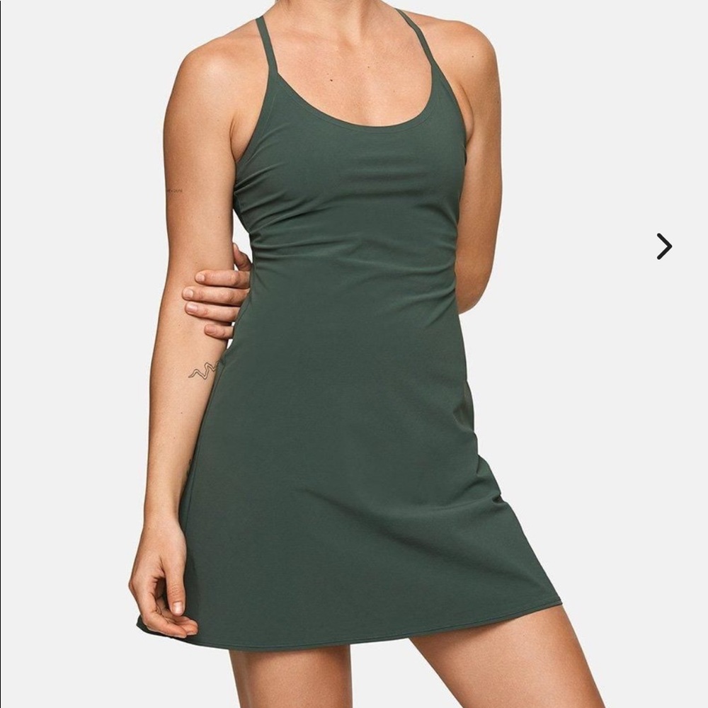 NWOT green outdoor voices exercise dress